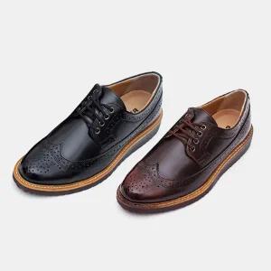 남자윙팁 남성로퍼 정장 수제화 캐주얼화 3.5cm