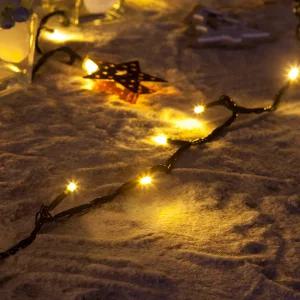 크리스마스 트리 전구 LED 연결형 겸용 100P 녹색선 (콘센트형) 4컬러 줄 조명 캠핑 카페 펜션