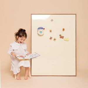[노리터보드] 릴리 원톤 M 아이보리브라운프레임 유아 자석 칠판
