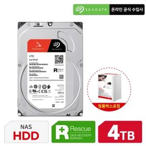 공식수입사 안전포장 아이언울프 4TB HDD NAS용 ST4000VN006 하드디스크