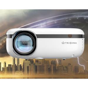 트리아이나 TN8 빔프로젝터 무선 미니빔 선물용 홈프로젝트 가정용 캠핑 영사기