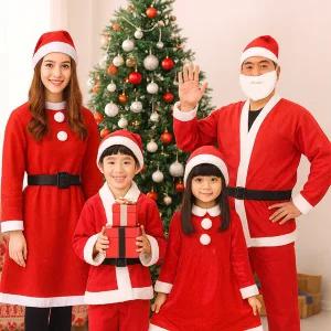 도토로 크리스마스 고급형 유아 성인 산타복 이벤트