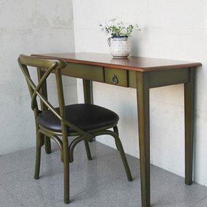 [버지니아]플라워 데스크 엔틱콘솔 파인그린