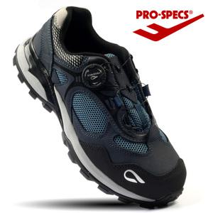 프로스펙스 안전화 PS-486 와이어 다이얼 천연가죽 메쉬 작업화 안전신발 기능화