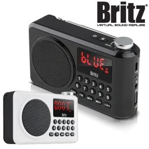 브리츠 BZ-LV990 휴대용 블루투스 스피커 효도 FM 라디오 MP3재생 이어폰단자 폴더이동 등산 캠핑 낚시