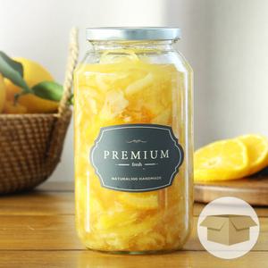 원형 1000 1000g 1박스 12병 잼병 수제청 과일청 유리 용기