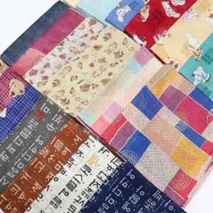 한국전통문양  한글가제 면손수건 국내생산 두건 스카프 동물캐릭터 어린이 유아 외국인선물 아사면 쁘띠 버선 유치원 단체