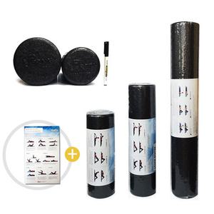 EPP 폼롤러 마사지 스트레칭 필라테스 15x90cm 블랙