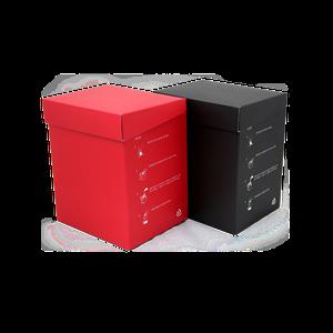 [소프트팩] 블랙/레드 오픈형 드립백박스