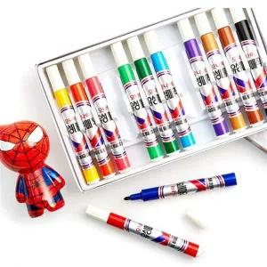 모나미 유성매직 12세트 8색 12색