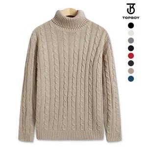 [탑보이] 꽈배기 폴라니트 (TR702)