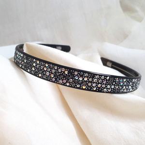 H-892 고급 스톤 일자 머리띠 스와로브스키 크리스탈 헤어밴드