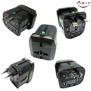 USB 전세계 해외여행용 멀티플러그 변환 전기콘센트