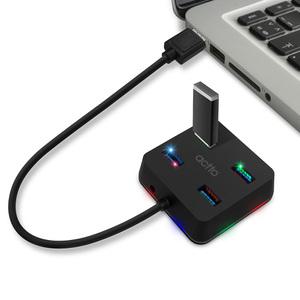 엑토 LED USB 3.0 4포트 무전원 멀티허브 HUB-38