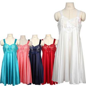 리본 끈 여성 슬립 이지몽 기본 여성 폴리 슬립 8723