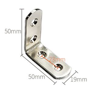 스텐L형 파이프연결 코너보강 철물 앵글 50x50x19