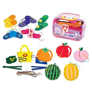 오피스네오/바느질놀이 모음/꿈터/유아바느질/실꿰기