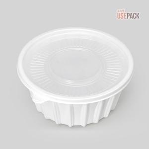 탕용기 EH 195파이 국밥 대 150개 BOX 백색 세트 일회용 배달 포장