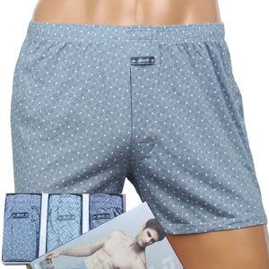 남성 남자 니트 스판 트렁크 사각 빅사이즈 95-110 팬티 3매 722