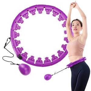 슬림핏후프 3세대 떨어지지않는 추달린 스마트 훌라후프 24구 문어빨판 지압 뱃살다이어트