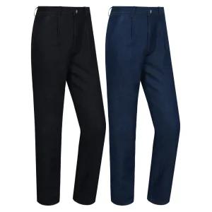 남성 겨울 기모 청바지 작업복청바지 하의 빅사이즈 스판 주름 아빠옷 중년 현장 남자 밑위가긴하의 단체복