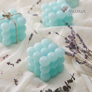 [메디위][신개념 파라핀왁스]메디위 아로마 파라핀왁스 미니큐브왁스 12개 + 티트리오일1개+천연 아로마...