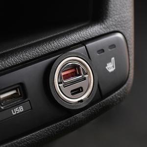 [무아스] 초미니 듀얼 시거잭 차량용 고속 충전기(PD PPS 30W)