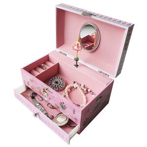 꽃밭에서 직사각 서랍 발레리나 뮤직박스 오르골보석함- 센과치히로,어린이집 유치원 여자아이 생일선물