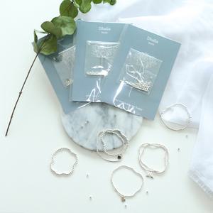 은볼 비즈팔찌 DIY 만들기 세트 10종 [Dahlia 925 실버 볼 스마일 고래꼬리 곰돌이 우정 커플 선물 팔찌]