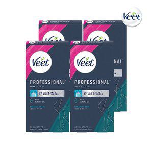 [비트] 왁스 스트립 민감성 피부용x4개 제모 셀프왁싱 제모패치 팔다리제모 왁싱 테이프