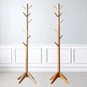 /하이목스 원목스탠드옷걸이(사각다리)