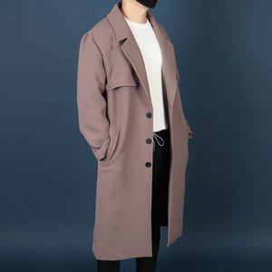 [우기브로]WWO 남자 빅사이즈 베이직 앞 날개 싱글코트 ~3XL