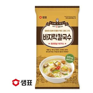 샘표 바지락칼국수 100.3g /샘표국시 야식 간편식 간식