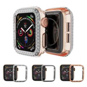 구디푸디 애플워치 6 5 4 SE 큐빅 베젤링 하드케이스 40 44mm