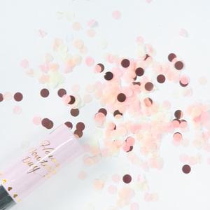 파티꽃가루폭죽(소형) 핑크믹스 플라워샤워 폭죽