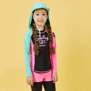 [보리보리/아이스샌드]아이스샌드 여주니어래쉬가드세트 BR-92021