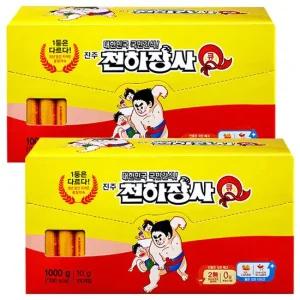 [진주햄]천하장사 Q 1000g 2개 (10gx200개)