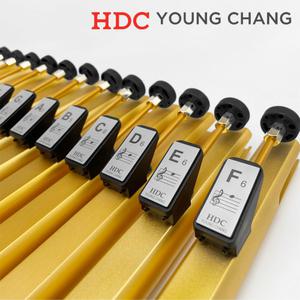 영창 톤차임 YCTC-25 교육용 악기 캐리어형 고급케이스 포함 25음 골드