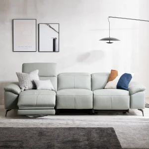 리바트 몰리세 4인 천연가죽 리클라이너 소파