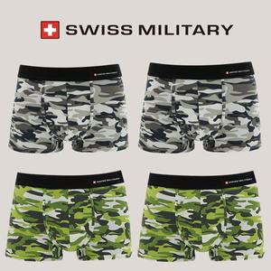 스위스밀리터리 남자팬티 드로즈 카모스타일 4종 속옷세트