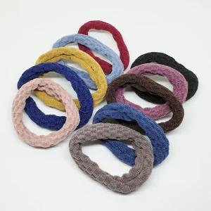 얌뚱이 고탄력면링 100개 머리끈 헤어 검정 고무줄 칼라 노팁 선물