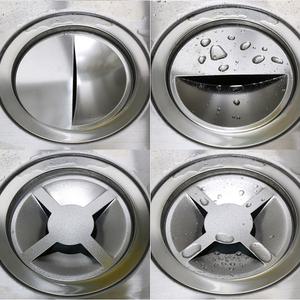 [무 료 배 송] 싱크대 배수구 스텐 덮개 뚜껑 커버 십자형 반달형