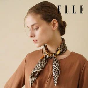 [롯데백화점]엘르 하운드체인 실크 쁘띠스카프 SE141S315