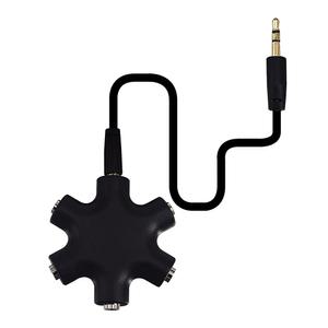 UC-GE23 오디오분배기 5포트 3.5파이 스테레오 이어폰 마이크 AUX 연결잭