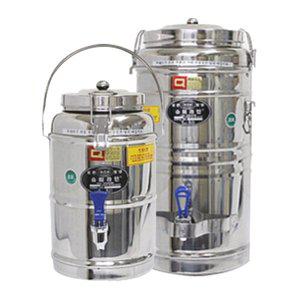 [기타]우성금속 스테인레스 보온 보냉 물통 온수통 20L