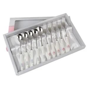 [롯데백화점]골든벨 아이스크림 도자기 티스푼/티포크 (청/홍) 10P 세트