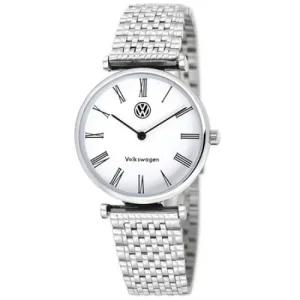 폭스바겐 [폭스바겐] 슬림디자인 커플메탈시계 남성용 VW-SLBM