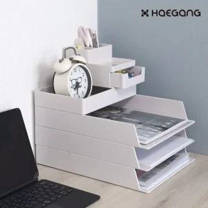 모던 서류 정리함 소품 수납 책상 데스크 오거나이저 서류함 보관함 문서 수납함 꽂이 파일함 트레이 정리