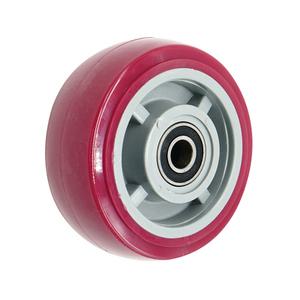 고중량 우레탄 자색 12.7cm 바퀴 휠 세트