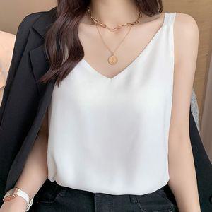 보들 여름 민소매 이너 나시 쉬폰 블라우스 여성 여자